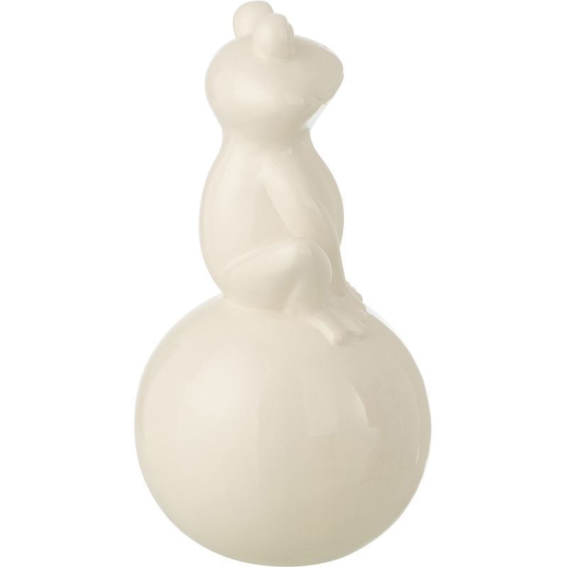 GRENOU S/BASE BAL PORCEL BLA (18x18x34cm) 