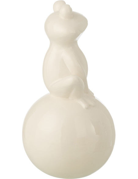 GRENOU S/BASE BAL PORCEL BLA (18x18x34cm) 