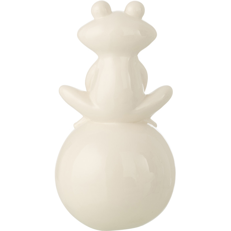 GRENOU S/BASE BAL PORCEL BLA (18x18x34cm) 