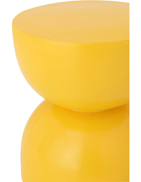 TABL APP SABLIER MAGN JAU (41x41x47,5cm) 