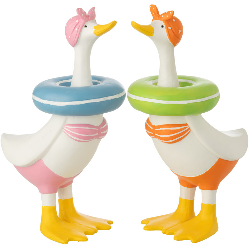 CANARD POLYRÉSINE MIX L ASS2 (23,5x16x40cm) 