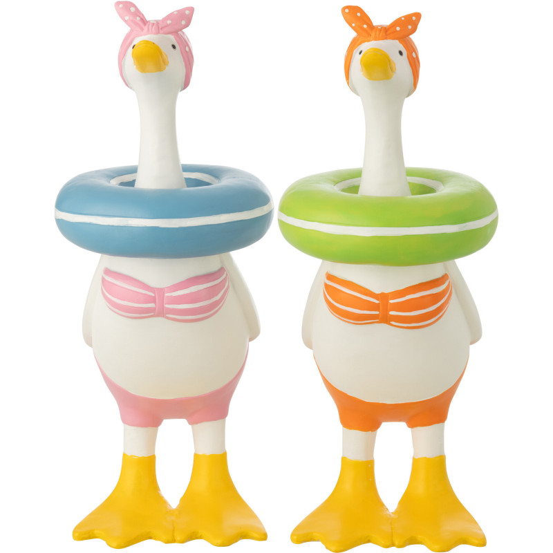 CANARD POLYRÉSINE MIX L ASS2 (23,5x16x40cm) 