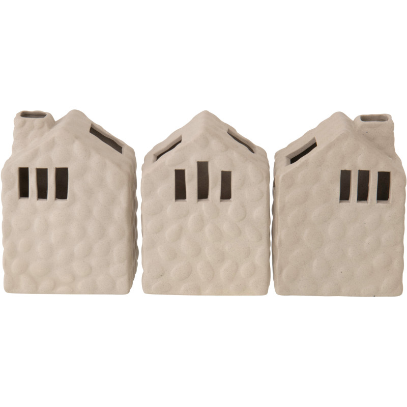 VASE MAISON PORCEL GRÈ ASS3 (11x7,5x14,5cm) 