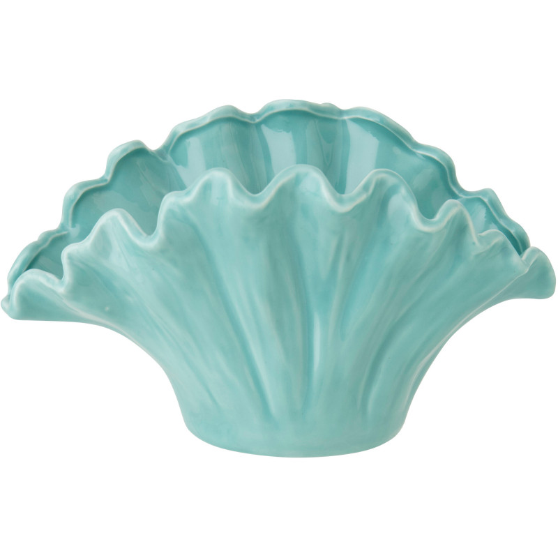 VASE FLEUR PORCELAINE VRT S (25x13,5x14,5cm) 