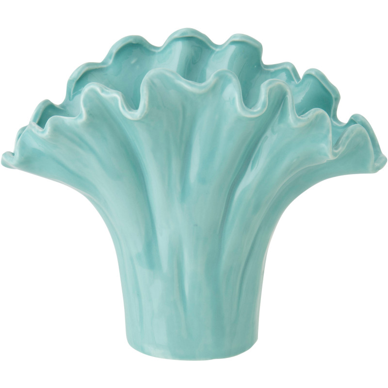 VASE FLEUR PORCELAINE VRT L (24x13x19,5cm) 