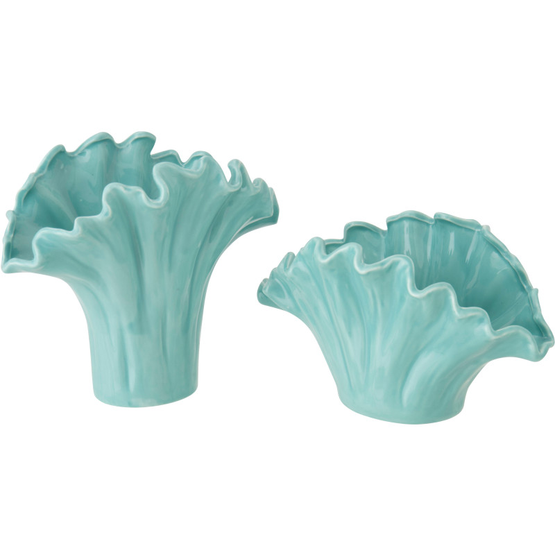 VASE FLEUR PORCELAINE VRT L (24x13x19,5cm) 