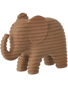 ÉLÉPHANT LIGNÉ POLYRÉS MAR L (22,2x9x16,7cm) 