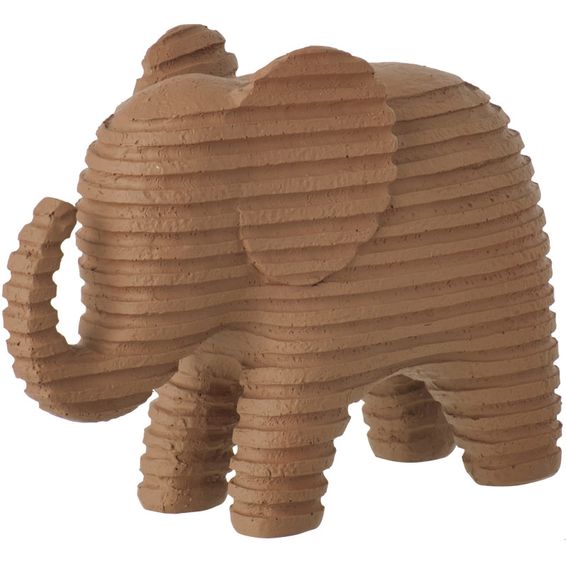 ÉLÉPHANT LIGNÉ POLYRÉS MAR L (22,2x9x16,7cm) 