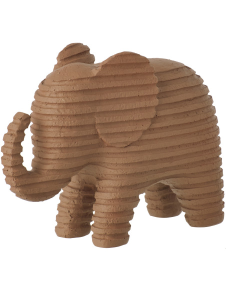 ÉLÉPHANT LIGNÉ POLYRÉS MAR L (22,2x9x16,7cm) 