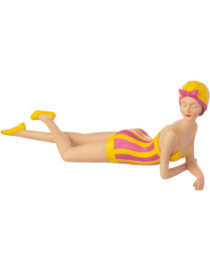 FEMM MAILLO BAIN+COUCH JAU/ROS (54x8,5x15,5cm) 