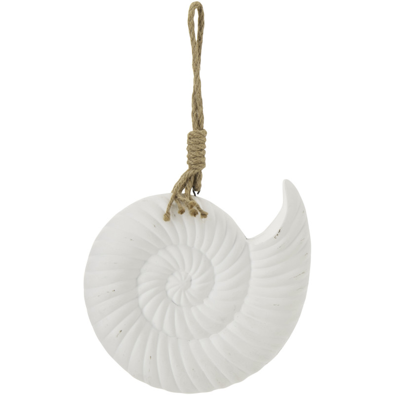 SUSP COQUILLAGE MDF/CORD BLA (22x5,5x35cm) 