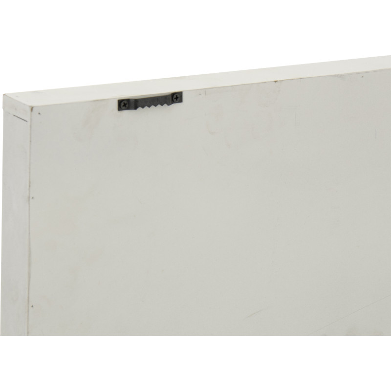 OBJET MURAL POISSON MDF BLANC (81x3x21cm) 