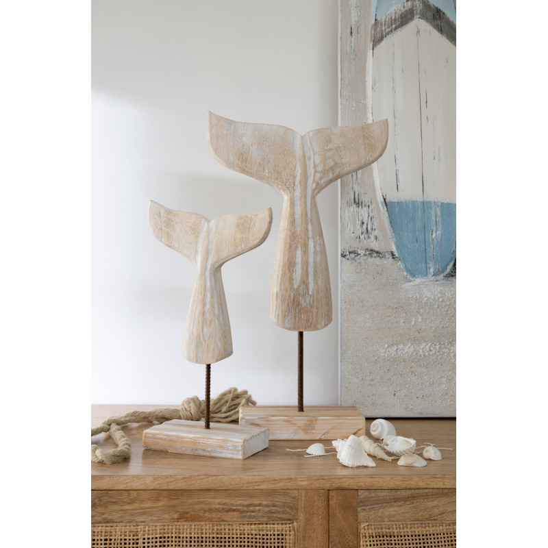 BALEI QUEUE BLANCH NAT S (18x8x31cm) 