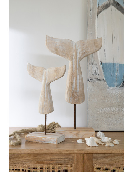 BALEI QUEUE BLANCH NAT S (18x8x31cm) 