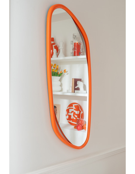 MIROIR MURAL IRR MDF/PEINT OR (120x3x50cm) 