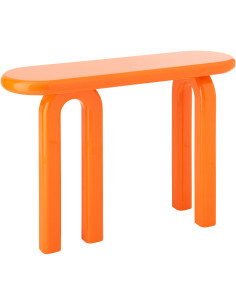 CONSOLE ARCHIE MDF/PEINTURE OR (120x35x80cm) 