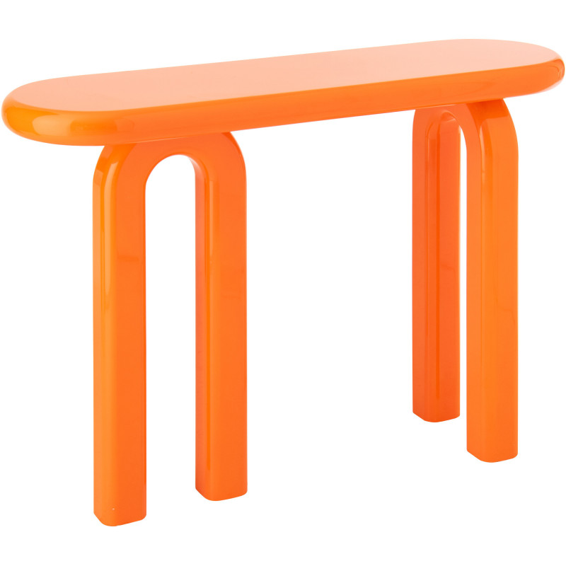 CONSOLE ARCHIE MDF/PEINTURE OR (120x35x80cm) 