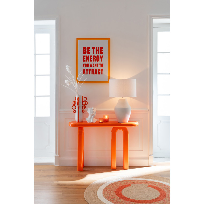 CONSOLE ARCHIE MDF/PEINTURE OR (120x35x80cm) 