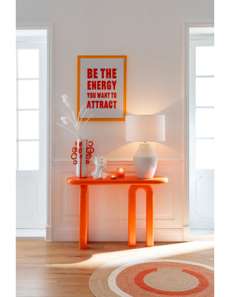 CONSOLE ARCHIE MDF/PEINTURE OR (120x35x80cm) 