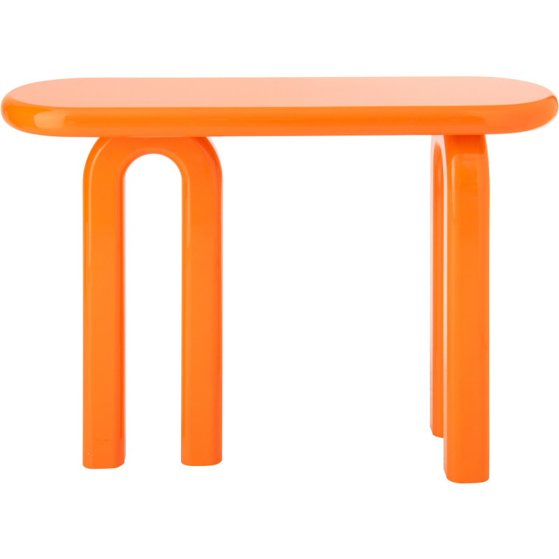 CONSOLE ARCHIE MDF/PEINTURE OR (120x35x80cm) 