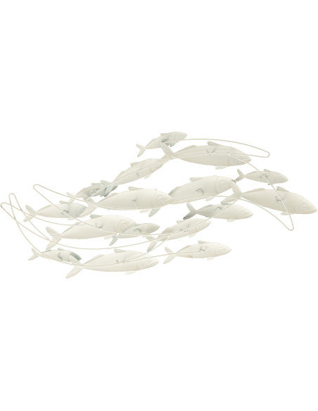 DECO MUR GOUP POISSON BL/BLA (111x3,8x52cm) 