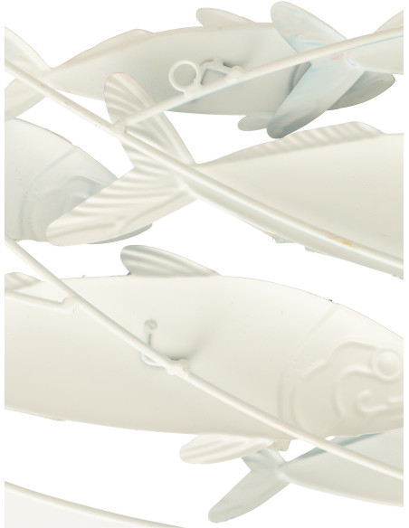 DECO MUR GOUP POISSON BL/BLA (111x3,8x52cm) 