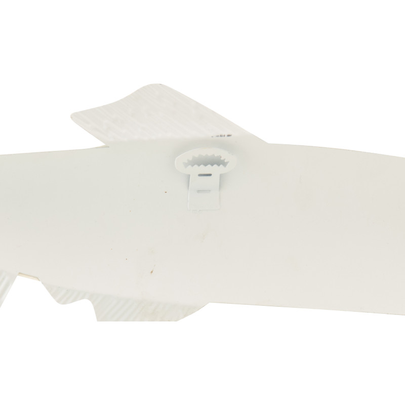 DECO MUR POISSON FER BL/BLA (59x3,8x48,2cm) 