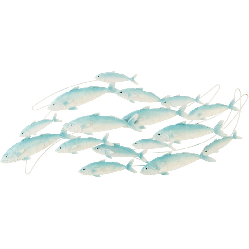 DECO MUR GOUP POISSON BL/BLA (111x3,8x52cm) 