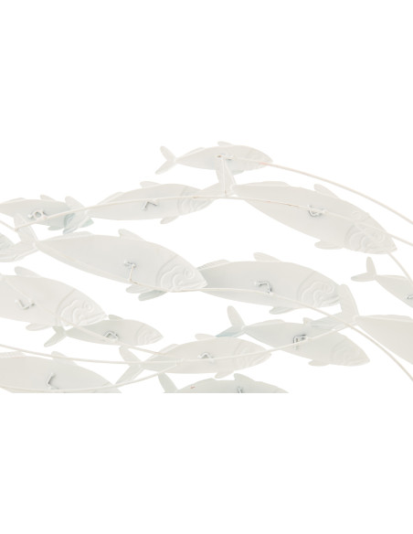 DECO MUR GOUP POISSON BL/BLA (111x3,8x52cm) 