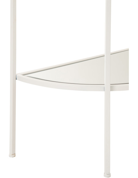 CONSOLE POISSON FER BL/BLA (80x40x80cm) 