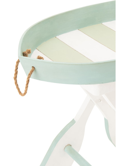 TABL APP BAT LIGN MDF BL/BLA (64x41,2x73,5cm) 