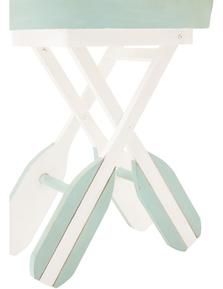 TABL APP BAT LIGN MDF BL/BLA (64x41,2x73,5cm) 