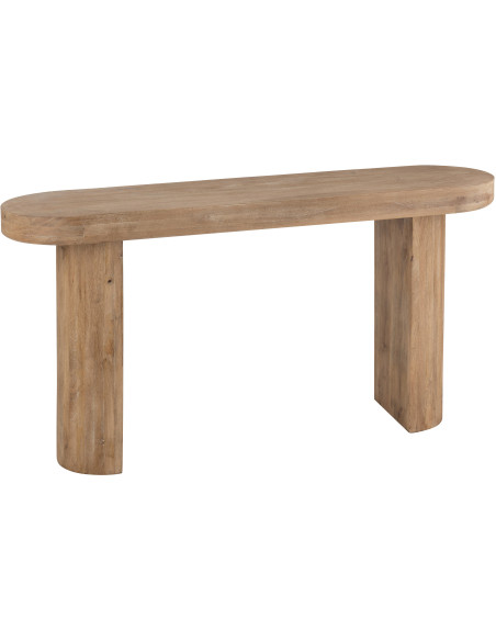 CONSOLE BOIS DE MANGUIER NAT (152x41x76cm) 