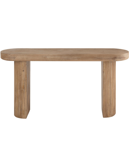 CONSOLE BOIS DE MANGUIER NAT (152x41x76cm) 
