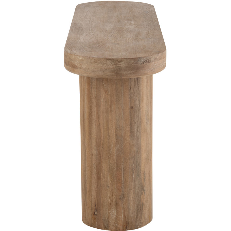 CONSOLE BOIS DE MANGUIER NAT (152x41x76cm) 