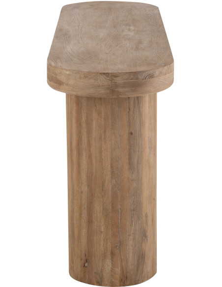 CONSOLE BOIS DE MANGUIER NAT (152x41x76cm) 