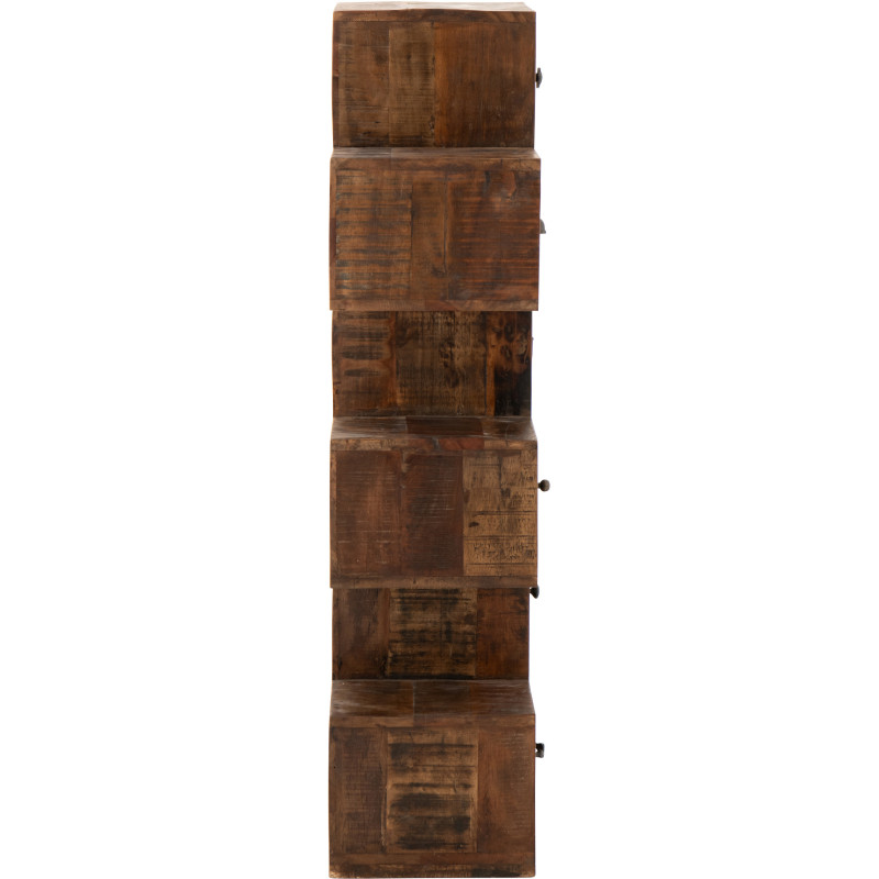 COMMODE TORO BOIS RECYCLÉ NAT (51x30x124cm) 