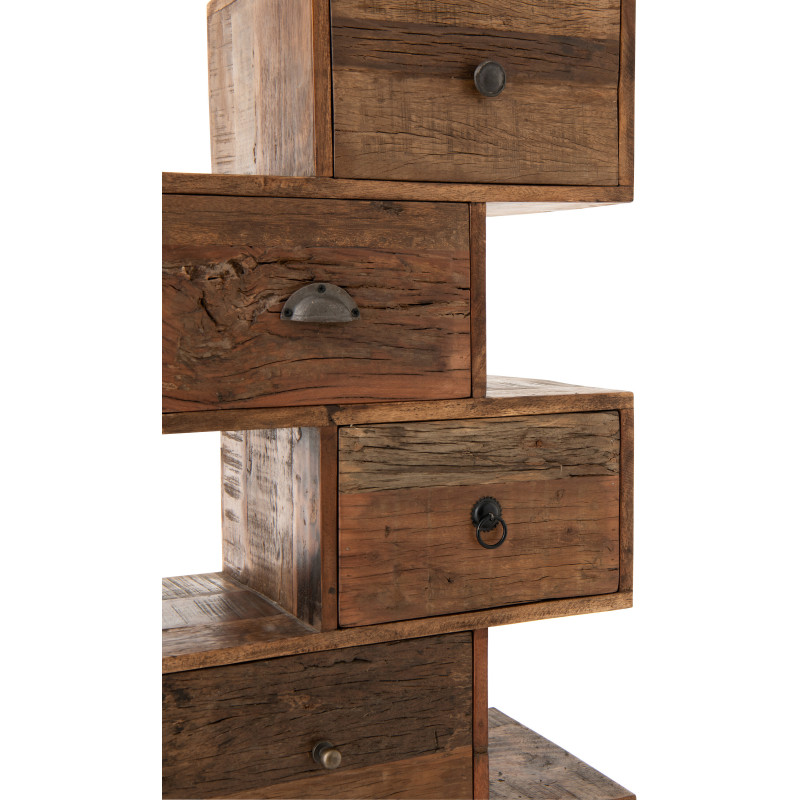 COMMODE TORO BOIS RECYCLÉ NAT (51x30x124cm) 