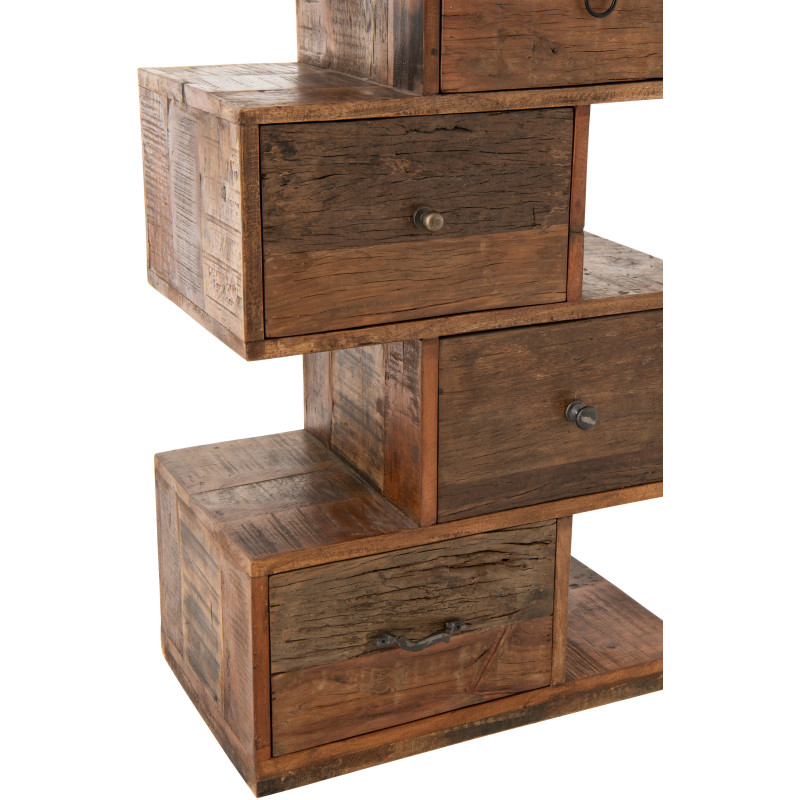 COMMODE TORO BOIS RECYCLÉ NAT (51x30x124cm) 