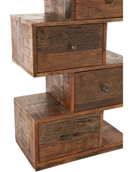 COMMODE TORO BOIS RECYCLÉ NAT (51x30x124cm) 