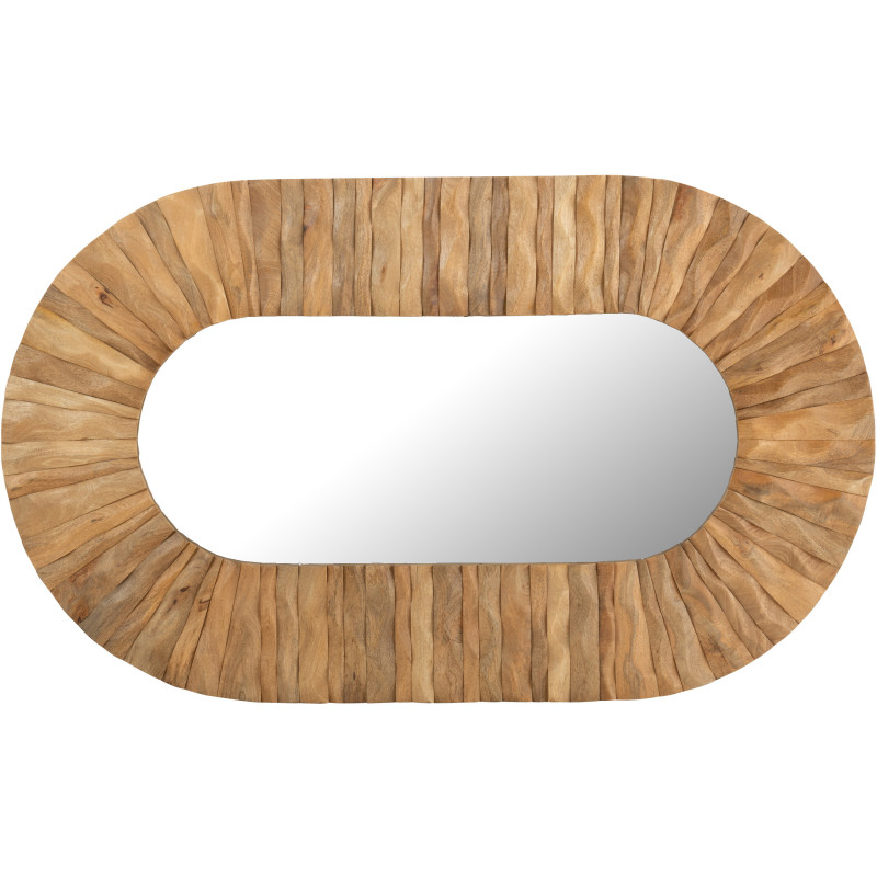 MIROIR MURAL CURVE OVA BS NAT (152x6x92cm) 