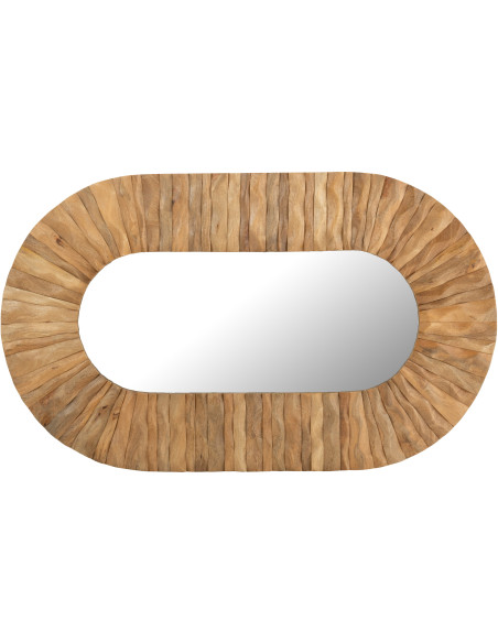 MIROIR MURAL CURVE OVA BS NAT (152x6x92cm) 