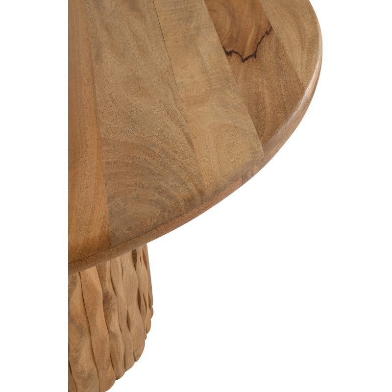 TAB MANG CURVE RND BS NAT (122x122x74cm) 