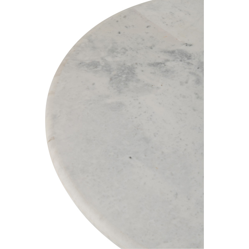 TABLE À MANGER ROND MARB BLA L (102x102x76cm) 