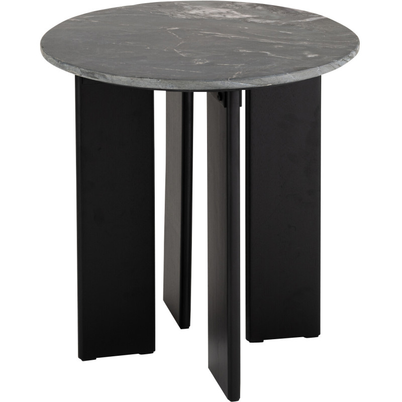 TABL APP MATHILDE MARB NOI (50x50x50cm) 