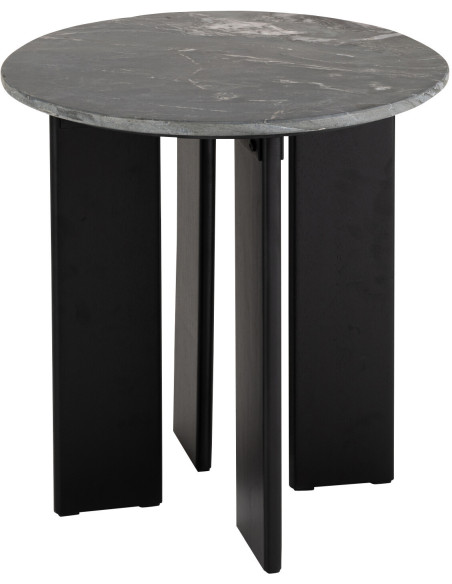 TABL APP MATHILDE MARB NOI (50x50x50cm) 