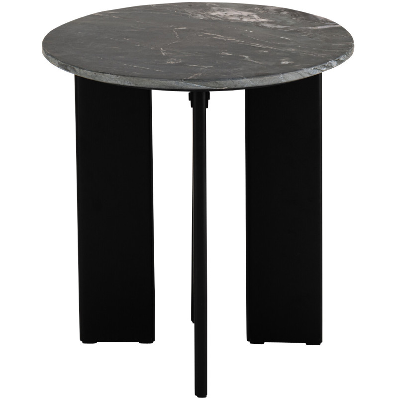 TABL APP MATHILDE MARB NOI (50x50x50cm) 