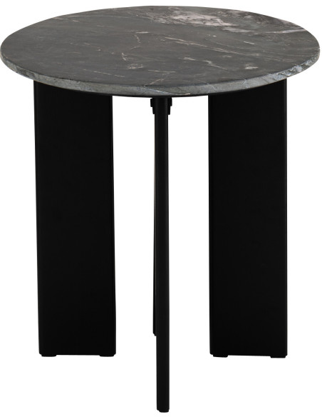 TABL APP MATHILDE MARB NOI (50x50x50cm) 