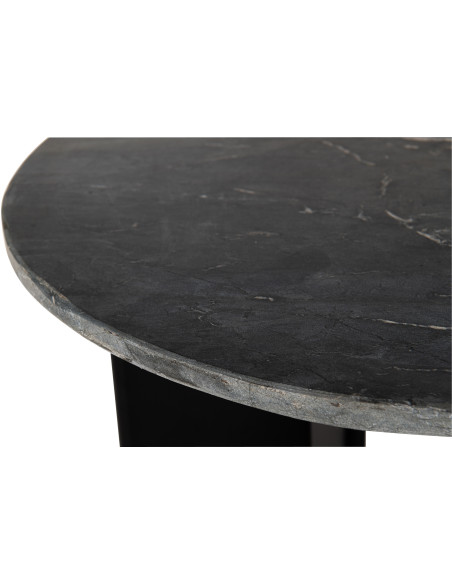 TABL APP MATHILDE MARB NOI (50x50x50cm) 