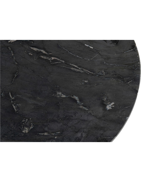 TABL APP MATHILDE MARB NOI (50x50x50cm) 